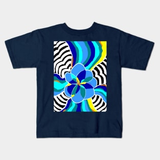 Flower Waves Kids T-Shirt